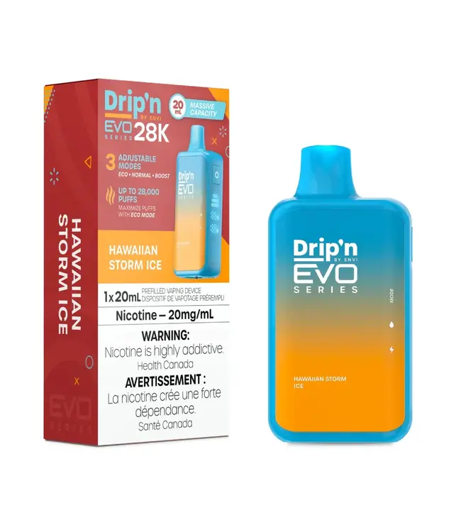 DRIP'N EVO 28K Disposable 20ml Hawaiian Storm Ice (ONTARIO)