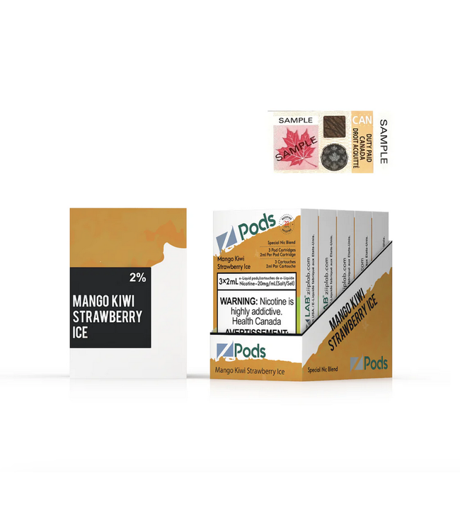 ZPods (3pk) Mango Kiwi Strawberry Ice (ONTARIO)