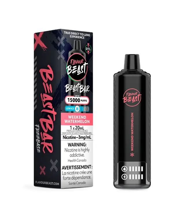 FLAVOUR BEAST BEAST BAR 15K Disposable 20ml Weekend Watermelon (ONTARIO)