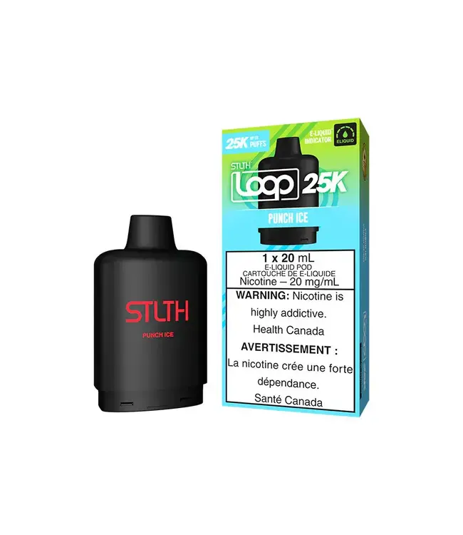 STLTH LOOP 25K (1pk) 20ml Pod - Punch Ice (ONTARIO)