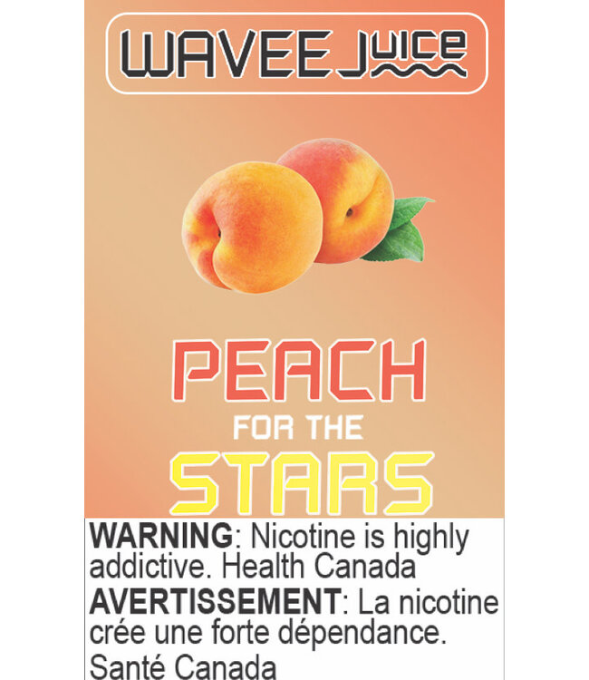 WAVEEJUICE 50/50 - Peach for the Stars - 60ml (ONTARIO)