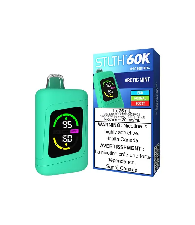 STLTH 60K Disposable 25ml Arctic Mint (ONTARIO)