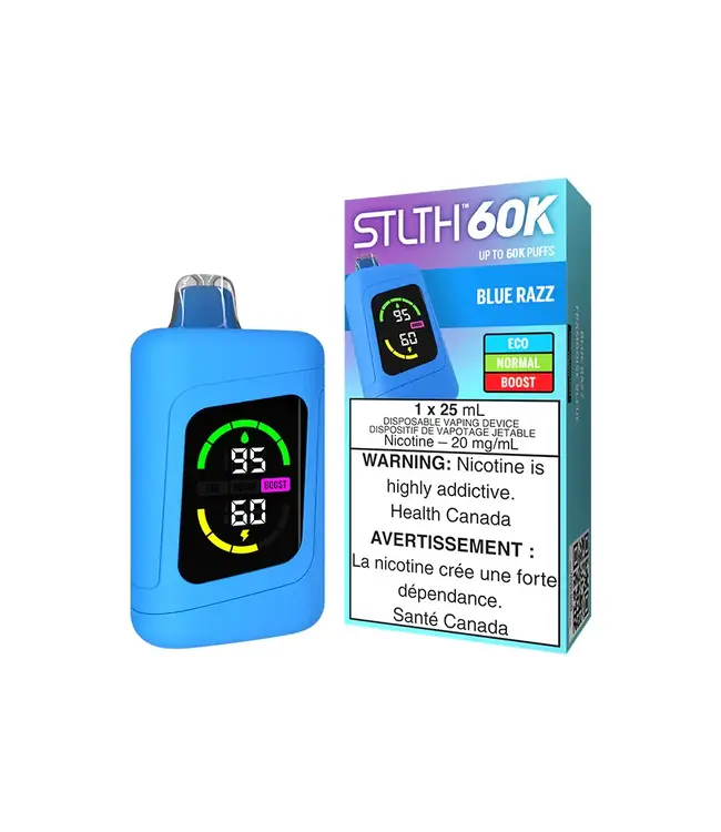 STLTH 60K Disposable 25ml Blue Razz (ONTARIO)
