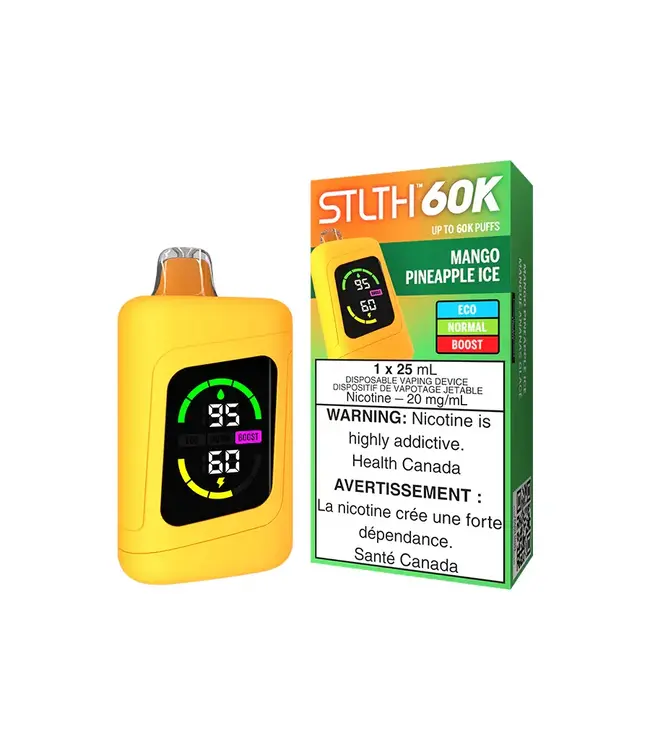 STLTH 60K Disposable 25ml Mango Pineapple Ice (ONTARIO)