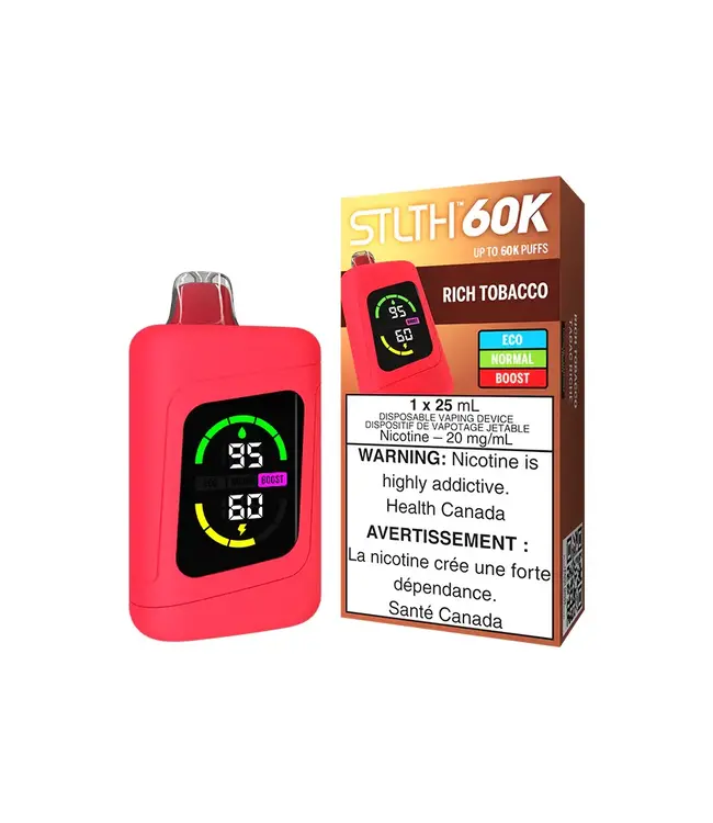STLTH 60K Disposable 25ml Rich Tobacco (ONTARIO)