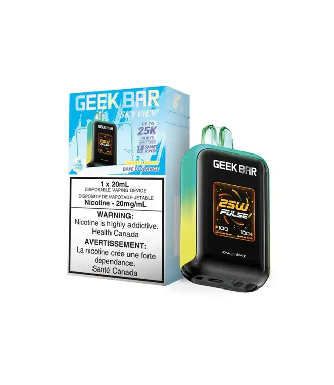 GEEK BAR SKYVIEW 25K Disposable 20ml Orange Berry (ONTARIO)
