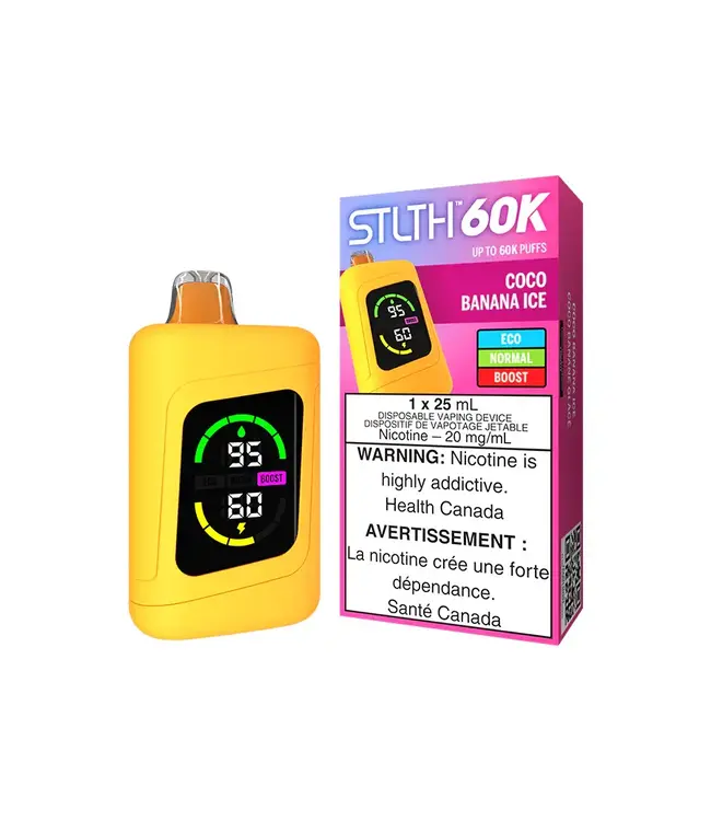 STLTH 60K Disposable 25ml Coco Banana Ice (ONTARIO)