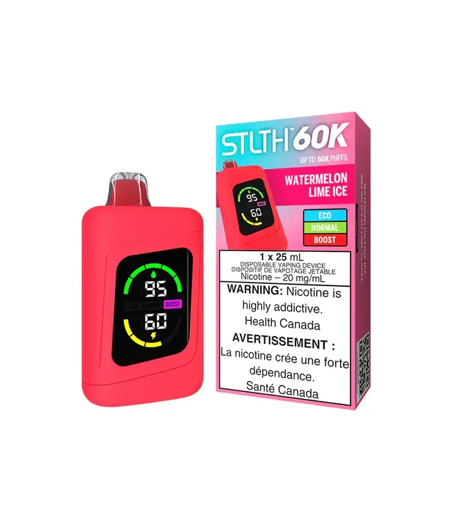 STLTH 60K Disposable 25ml Watermelon Lime Ice (ONTARIO)