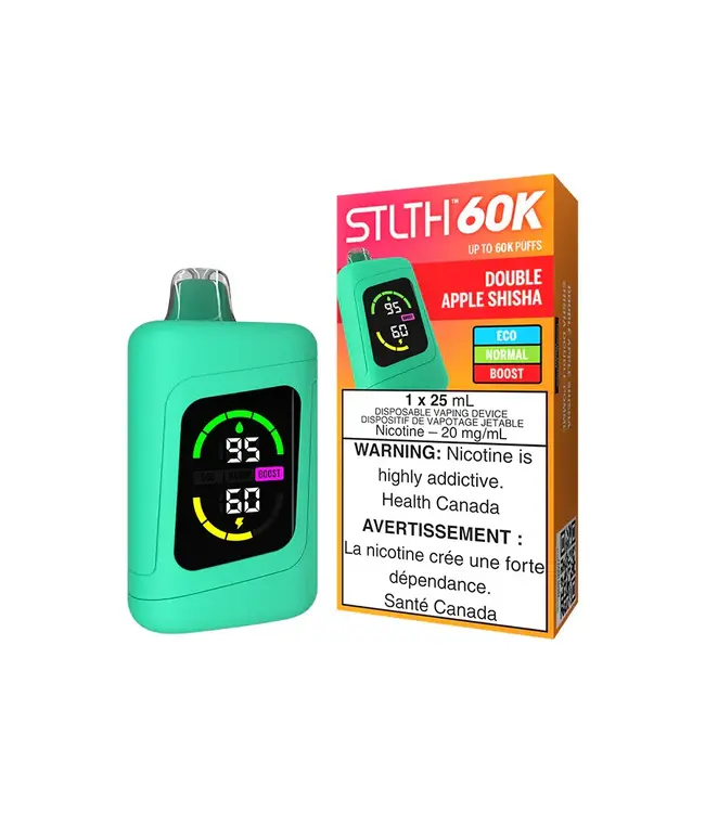 STLTH 60K Disposable 25ml Double Apple Shisha (ONTARIO)
