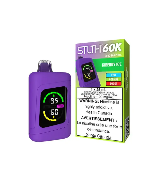 STLTH 60K Disposable 25ml Kiberry Ice (ONTARIO)