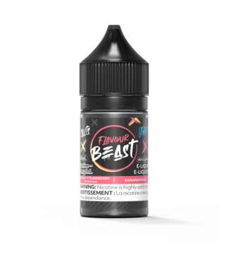 FLAVOUR BEAST SALT Str8 Up Strawberry Banana Iced (ONTARIO)