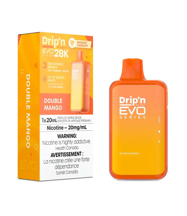 DRIP'N EVO 28K Disposable 20ml Double Mango (ONTARIO)