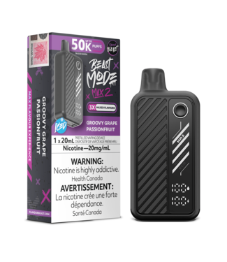 FLAVOUR BEAST MODE MAX 2 - 50K Groovy Grape Passionfruit Iced (ONTARIO)
