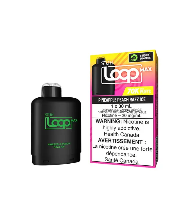 STLTH LOOP MAX 70k Pod - Pineapple Peach Razz Ice
