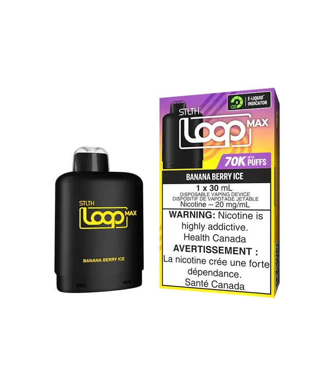 STLTH LOOP MAX 70k Pod - Banana Berry Ice (ONTARIO)