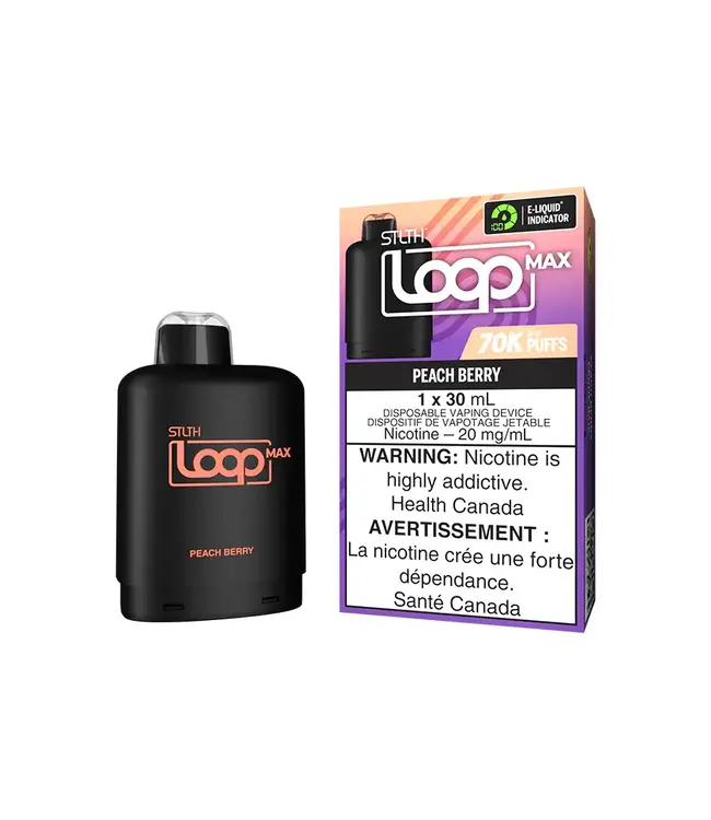 STLTH LOOP MAX 70k Pod - Peach Berry (ONTARIO)