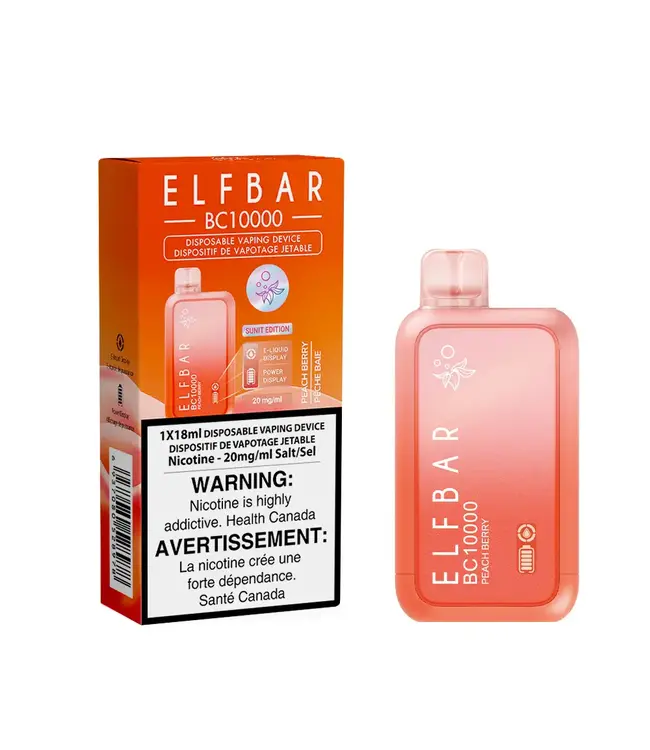 ELF BAR 10K Disposable 18ml Peach Berry (ONTARIO)