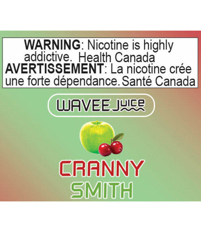 WAVEEJUICE 50/50 Salt - Cranny Smith (ONTARIO)