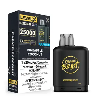 LEVEL X BOOST - FLAVOUR BEAST Pineapple Coconut Iced (ONTARIO)