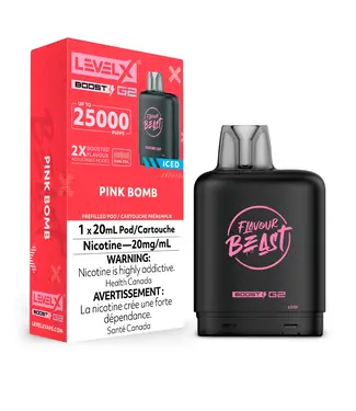 LEVEL X BOOST - FLAVOUR BEAST Pink Bomb Iced (ONTARIO)
