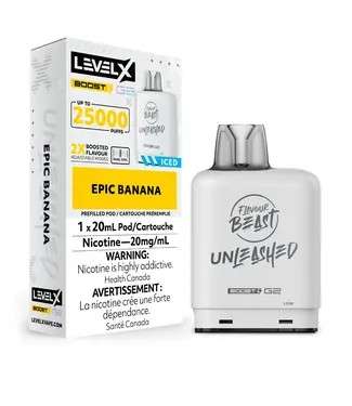 LEVEL X - FLAVOUR BEAST UNLEASHED Epic Banana Iced (ONTARIO)