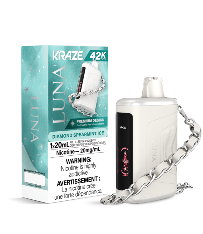 KRAZE LUNA 42K Disposable 20ml Diamond Spearmint Ice (ONTARIO)