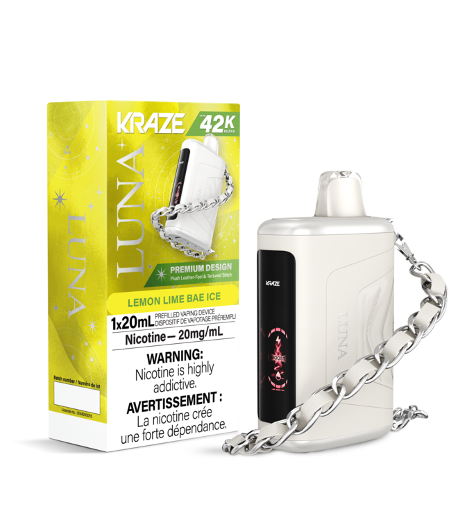 KRAZE LUNA 42K Disposable 20ml Lemon Lime Bae Ice (ONTARIO)
