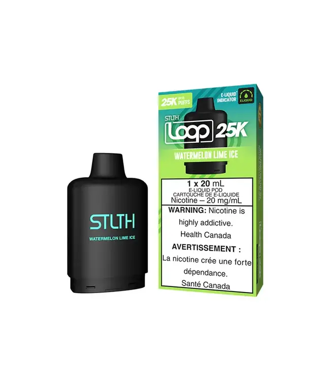 STLTH LOOP 25K (1pk) 20ml Pod - Watermelon Lime Ice (ONTARIO)