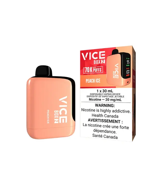 VICE BOX 2 Disposable 30ml Peach Ice (ONTARIO)