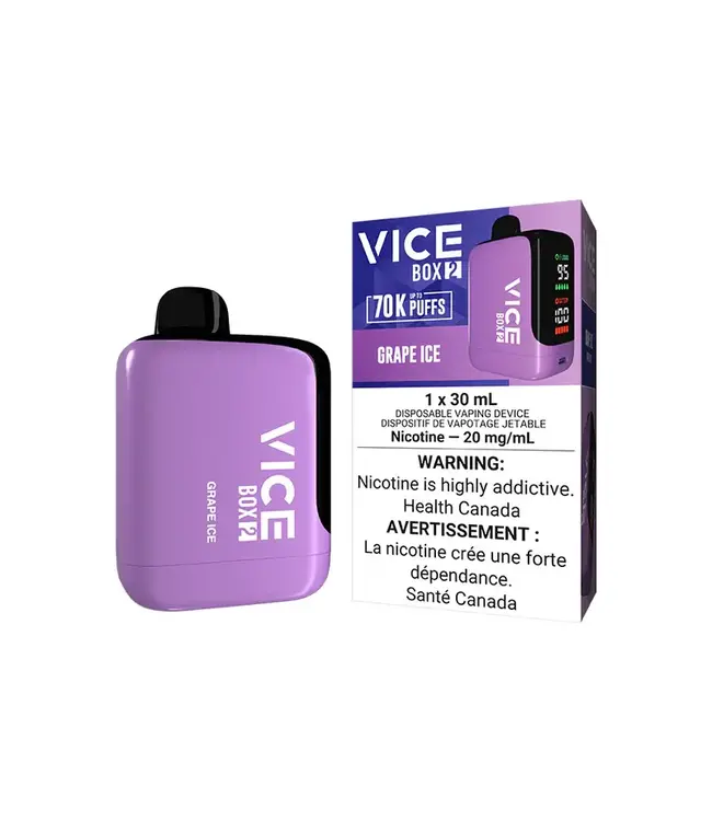 VICE BOX 2 Disposable 30ml Grape Ice (ONTARIO)