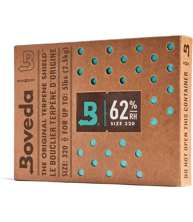 Boveda 62% 2-Way Humidity Pack 320g (one pack)