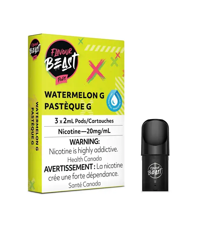 Flavour Beast  Pods (3pk) Watermelon G (ONTARIO)