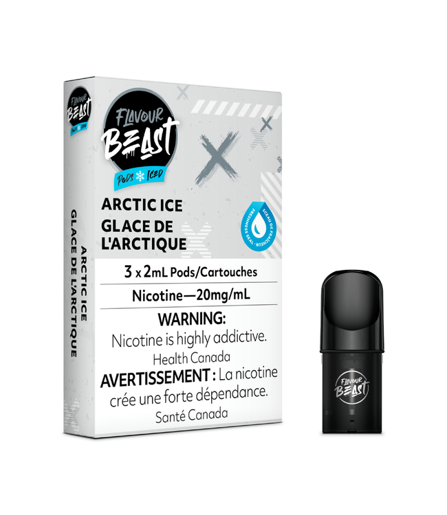 Flavour Beast  Pods (3pk) Arctic Menthol (Iced) (ONTARIO)