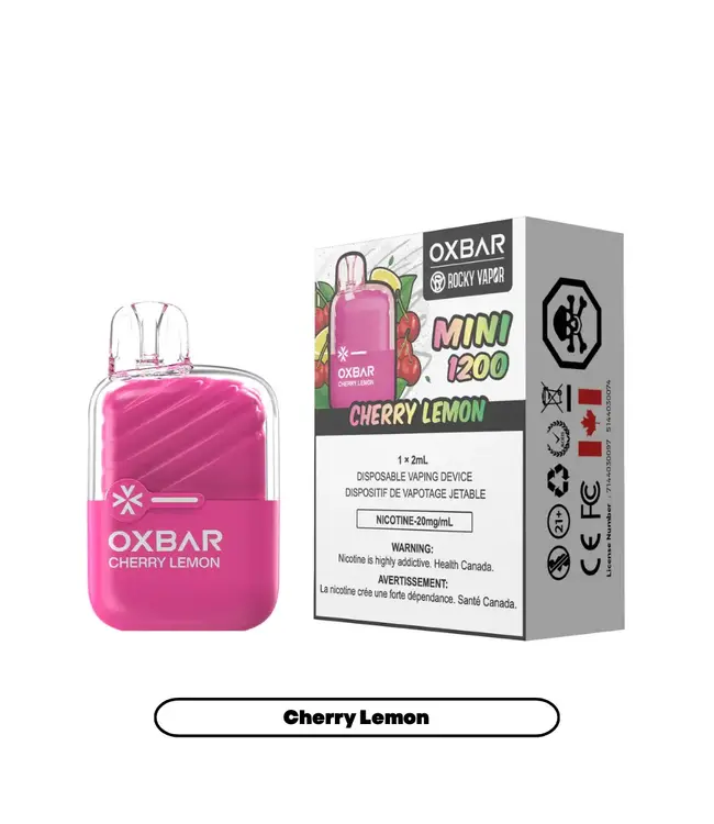 OXBAR MINI 1200 Disposable (single) Cherry Lemon (ONTARIO)