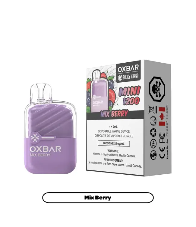 OXBAR MINI 1200  Puff Disposable (single) Mix Berry (ONTARIO)