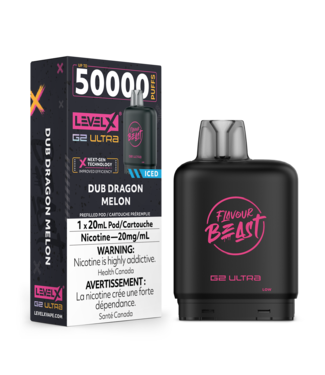 LEVEL X ULTRA - FLAVOUR BEAST Dragon Melon Iced (ONTARIO)