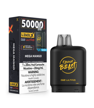 LEVEL X ULTRA - FLAVOUR BEAST Mega Mango Iced (ONTARIO)