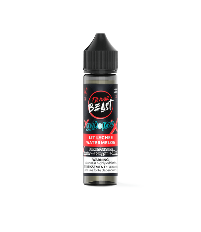 FLAVOUR BEAST SALT Lit Lychee Watermelon Iced (ONTARIO)