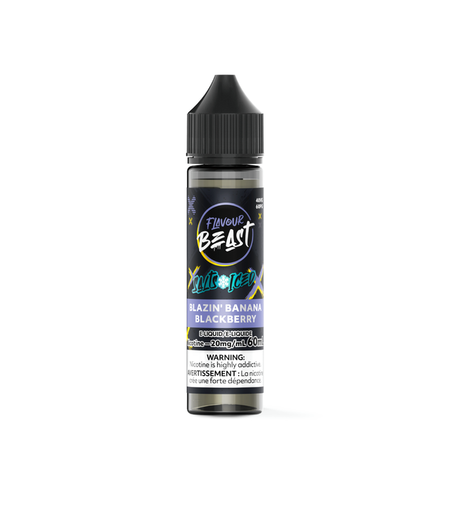 FLAVOUR BEAST SALT Blazin' Banana Blackberry Iced (ONTARIO)