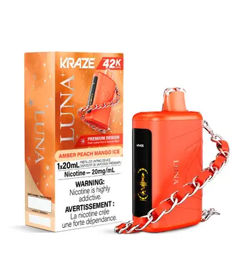 KRAZE LUNA 42K Amber Peach Mango Ice (ONTARIO)