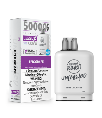 LEVEL X ULTRA - FLAVOUR BEAST UNLEASHED Epic Grape Iced (ONTARIO)