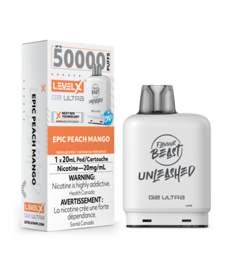 LEVEL X ULTRA - FLAVOUR BEAST UNLEASHED Epic Peach Mango Iced (ONTARIO)
