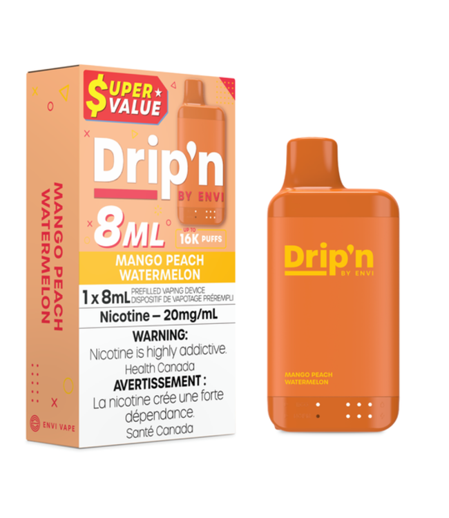 Drip'n 16K Disposable 8ml Mango Peach Watermelon (ONTARIO)