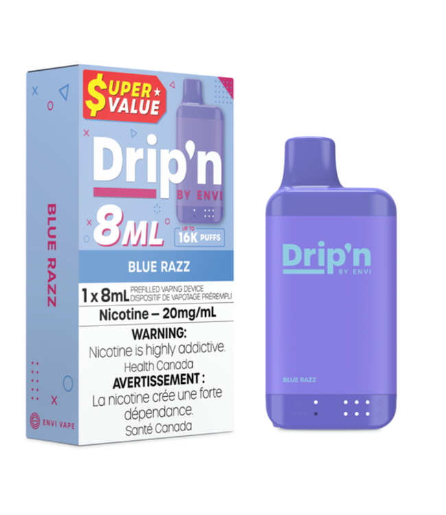 Drip'n 16K Disposable 8ml Blue Razz (ONTARIO)