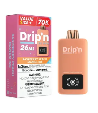 Drip'n 70K Raspberry Peach Mango Ice (ONTARIO)
