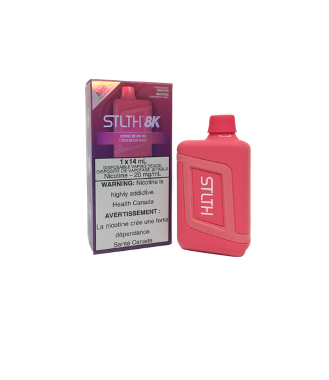 STLTH 8K PRO Disposable (single) Lychee Melon Ice (ONTARIO)