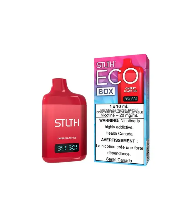 STLTH ECO BOX Disposable 10ml Cherry Blast Ice (ONTARIO)