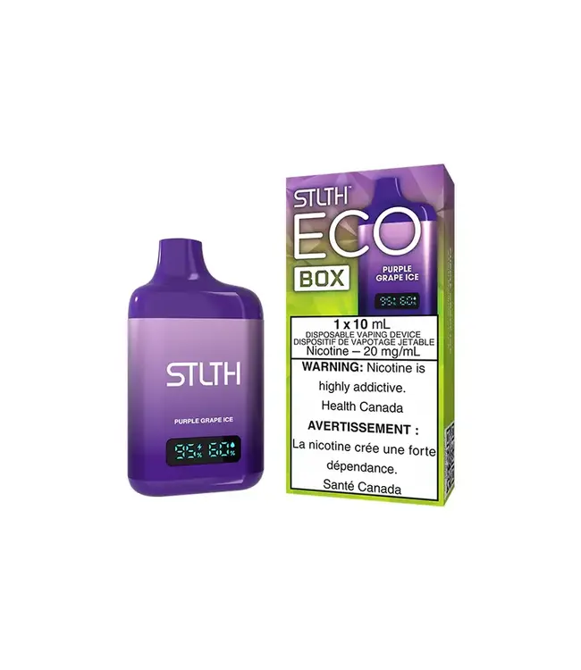 STLTH ECO BOX Disposable 10ml Purple Grape Ice (ONTARIO)