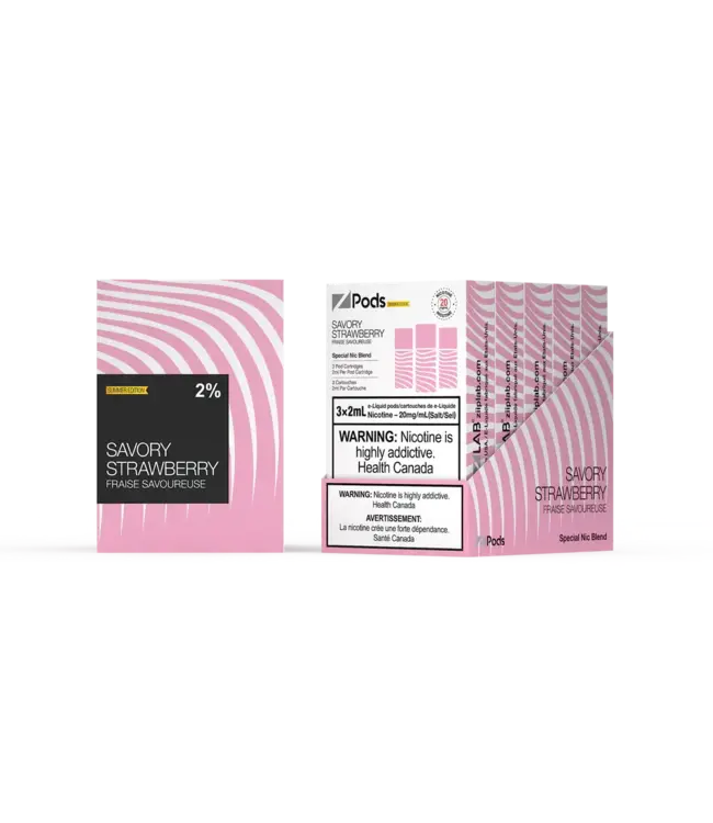 ZPods (3pk) Savory Strawberry(ONTARIO)