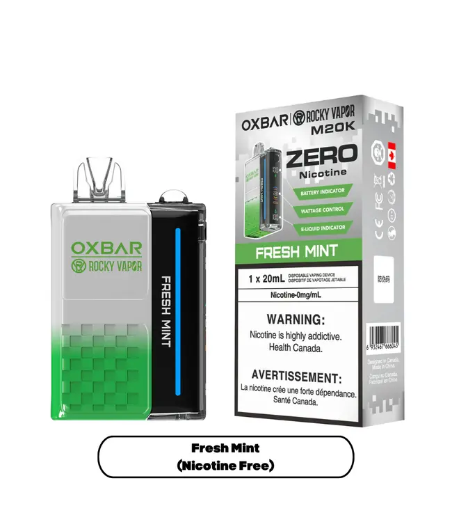 OXBAR 20K Disposable 20ml Fresh Mint (ONTARIO)